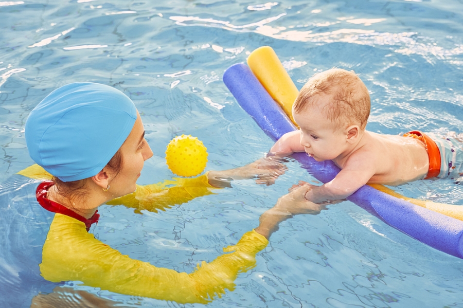 tips on how to teach a bay to swim